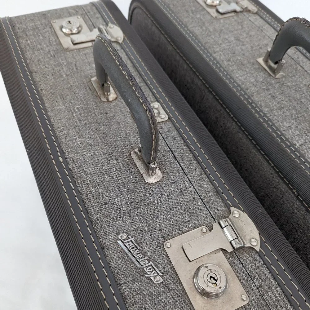 💼✈️ Vintage TravelJoy Locking Hardshell Suitcase ✈️💼